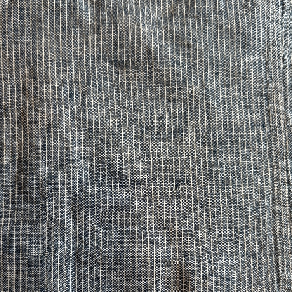 Everlane Women's Blue White Chambray Button-Front Camisole Top Size 14 - Picture 11 of 11